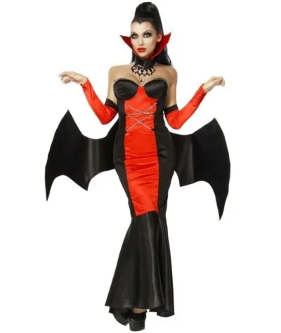 Vampirkostüm schwarz-rot