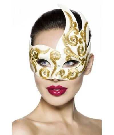 Maske gold