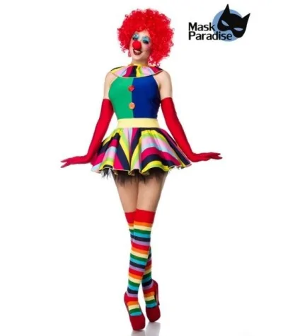 Clown Girl bunt von Mask Paradise