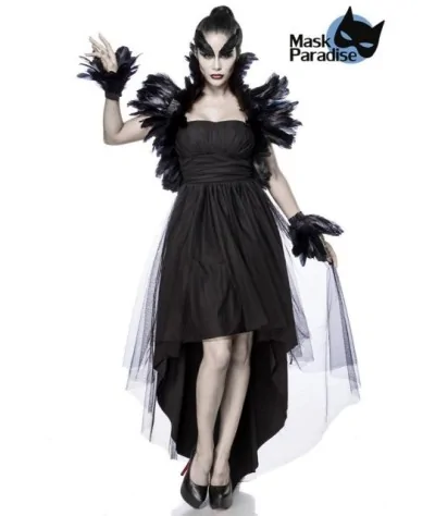 Krähenkostüm: Crow Witch schwarz von Mask Paradise