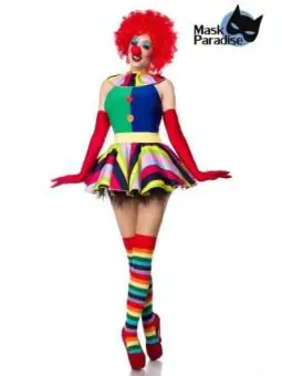 Clown Girl bunt von Mask...