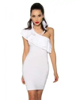 Voilant-Kleid weiß