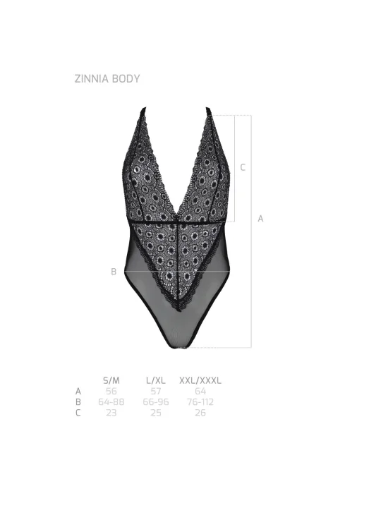 Zinnia Body Schwarz von Passion Eco Collection