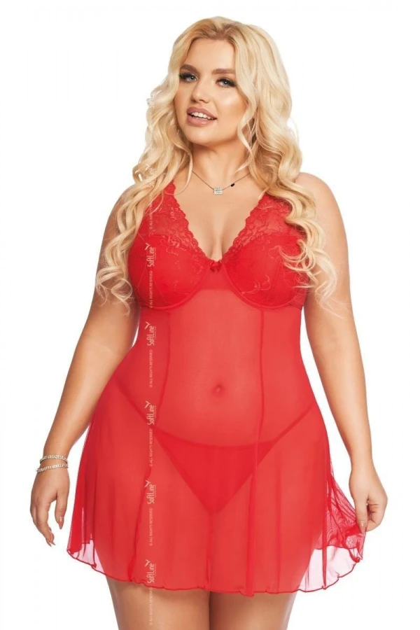 Schwarzes Chemise 1817 von Softline Plus Size