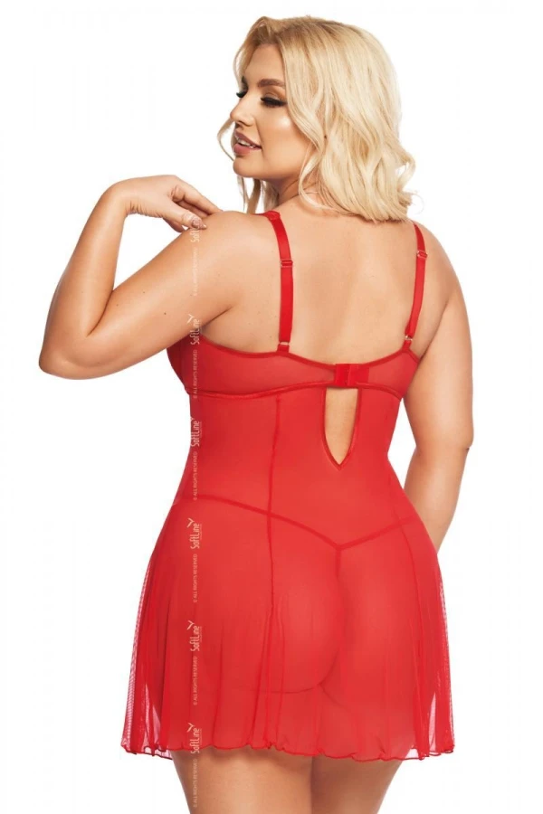 Negligee CR4084 rot von Chilirose