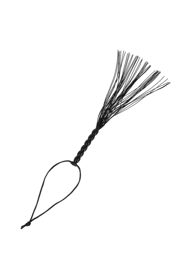 Gerippter Silikongriff Flogger 22 cm von Ohmama Fetish