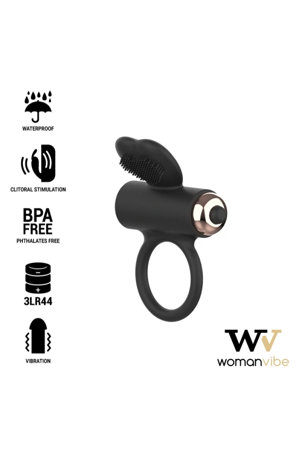 Zeus Silikon Vibrator Ring von Womanvibe