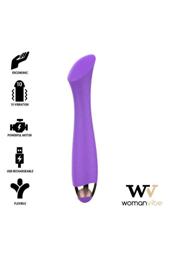 Mandy K Punkt Silikon Aufladbarer Vibrator von Womanvibe