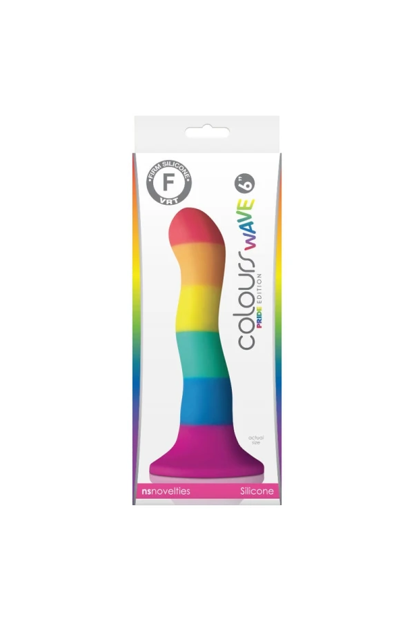 LGBT Flagge Dildo Welle 17 cm von Pride