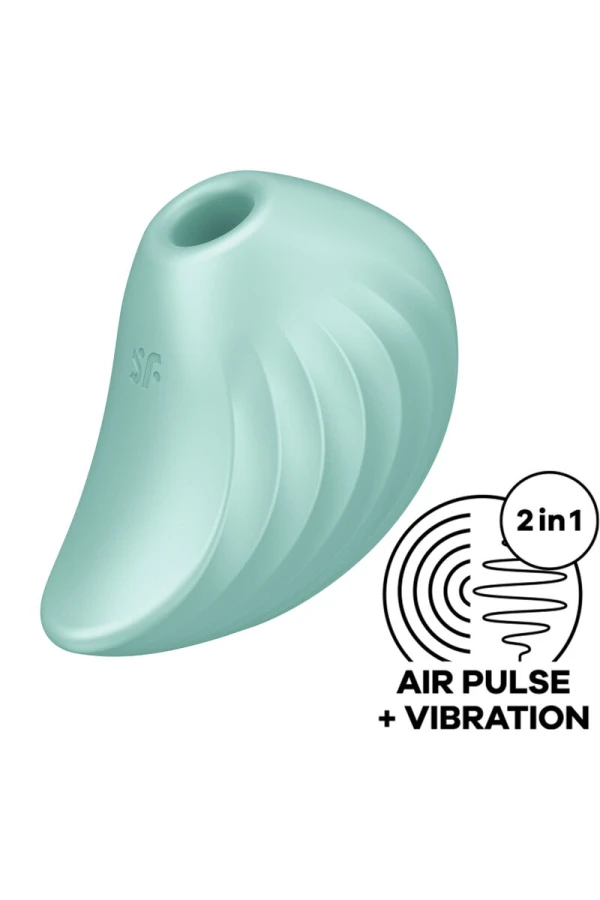 Pearl Diver Air Pulse Stimulator & Vibrator Grün von Satisfyer Air Pulse