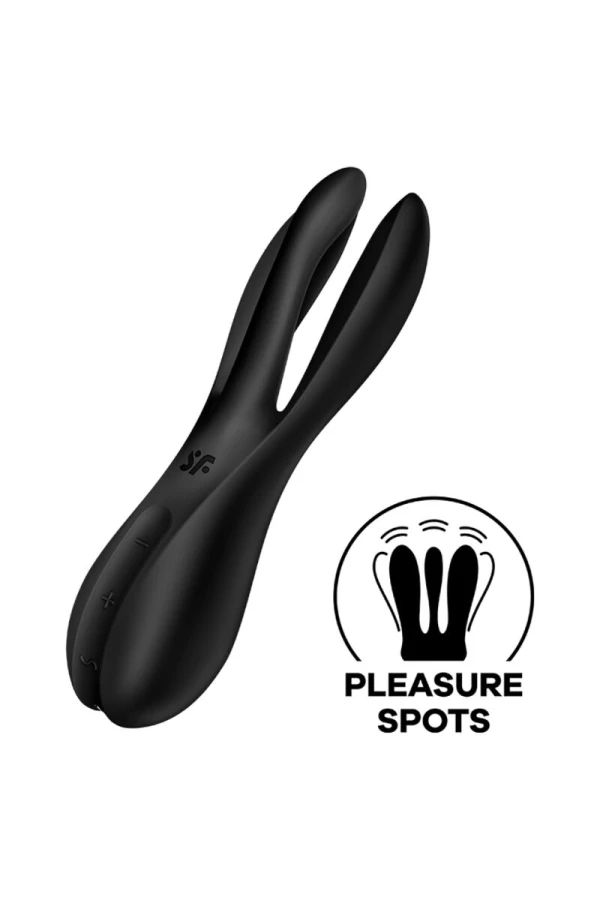 Threesome 2 Vibrator Schwarz von Satisfyer Vibrator