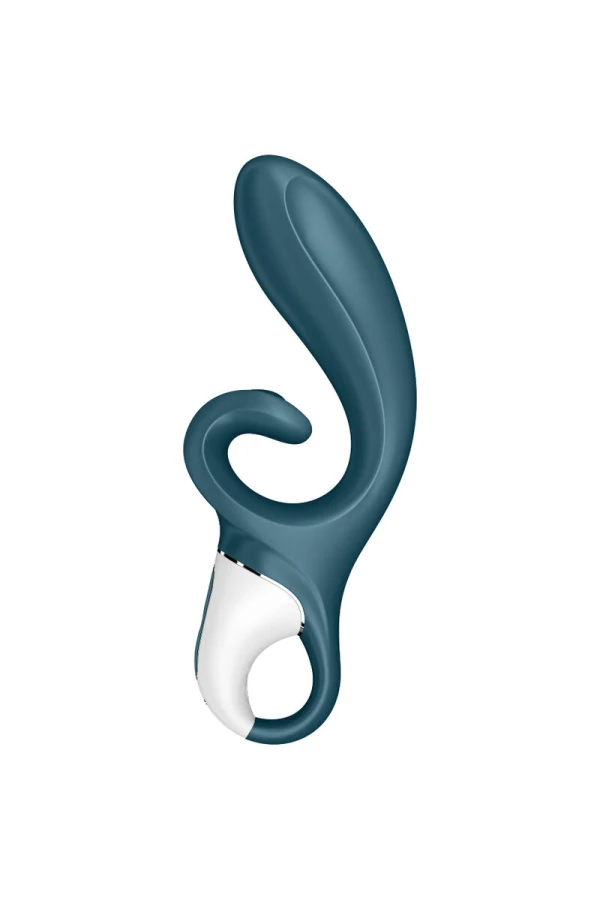 Hug Me Rabbit Vibrator Appsteuerung Blau von Satisfyer Connect