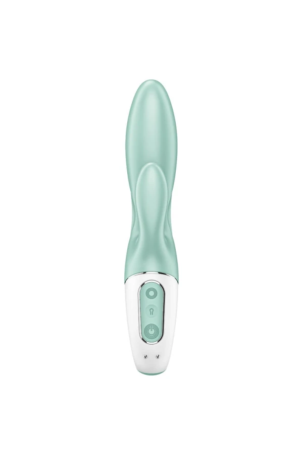 Air Pump Bunny 5+ aufblasbare Rabbitvibrator-Appsteuerung Grün von Satisfyer Connect