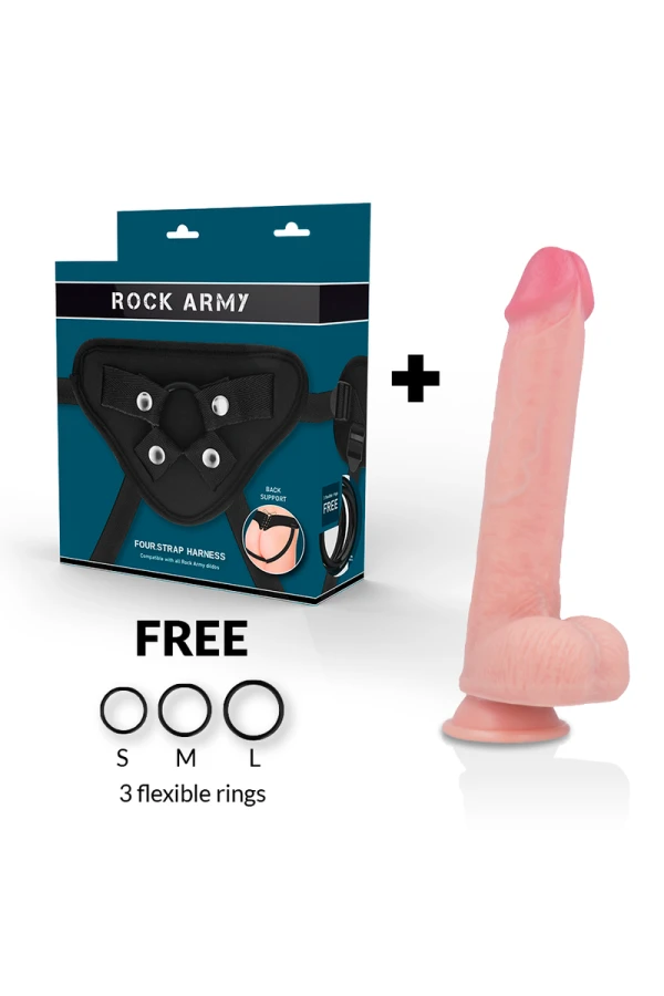 Arn S + Liquid Silikon Dildo Premium Kingcobra 24 cm -O- 4.77 cm von Rock Army