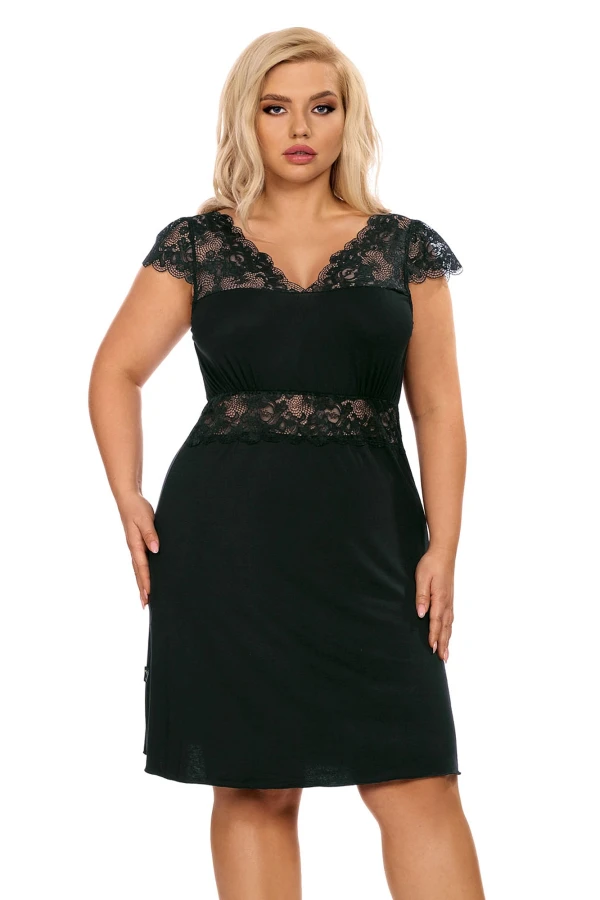 Schwarzes Chemise 1817 von Softline Plus Size