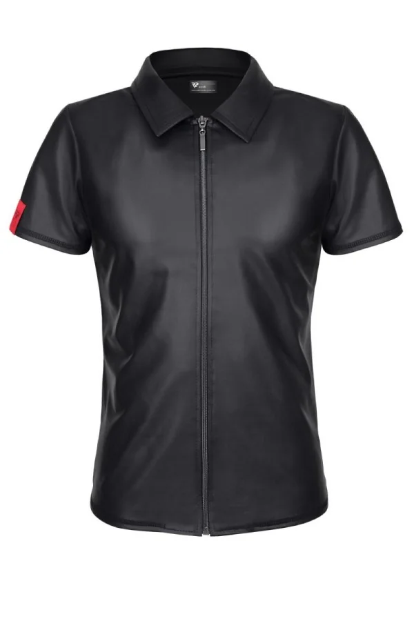 ♥ Herren T-Shirt Rmremo001 Schwarz von Regnes Fetish Planet Red Mark 2 ♥