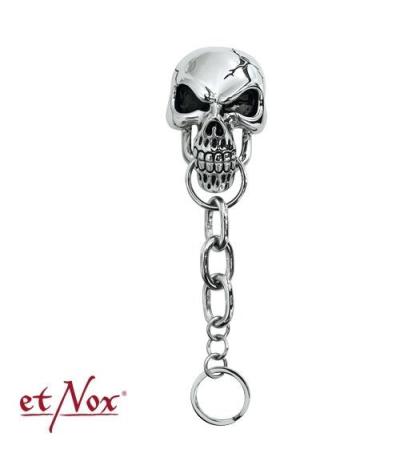 etNox - Schlüssel-/Portemonnaiekette "Skull"