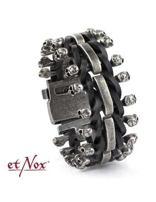 etNox-Armband "Skulls on...