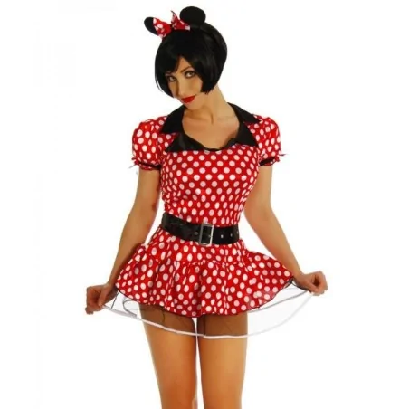 Minnie Mouse-Kostüm rot/weiß