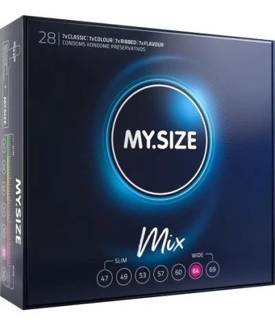 MY.SIZE Mix 64 mm Kondome - 28 Stück von...