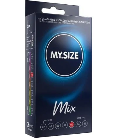 MY.SIZE Mix 60 mm Kondome - 10 Stück von...
