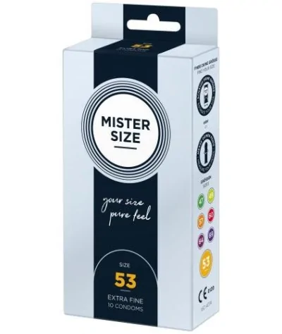 MISTER.SIZE 53 mm Kondome 10 Stück von Mister...
