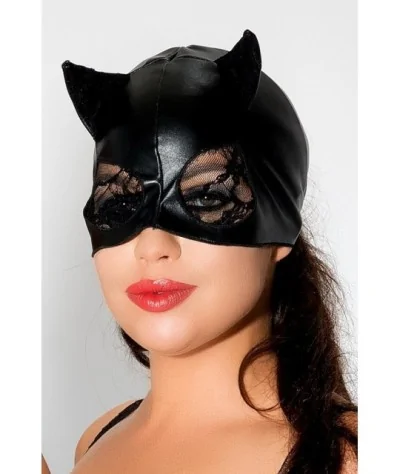 schwarze Katzenmaske MK 03 von MeSeduce