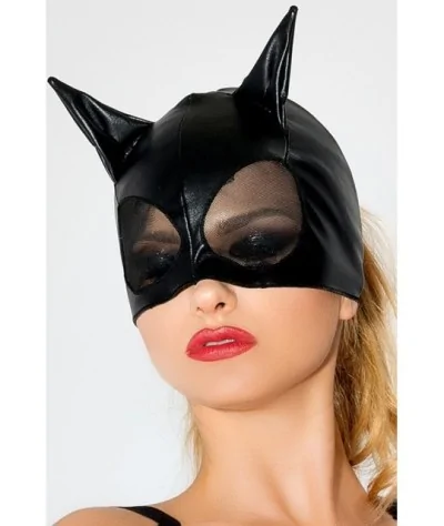 schwarze Katzenmaske MK 01 von MeSeduce