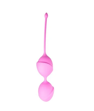 Pinkfarbene Doppel-Vaginalkugeln von Easytoys...