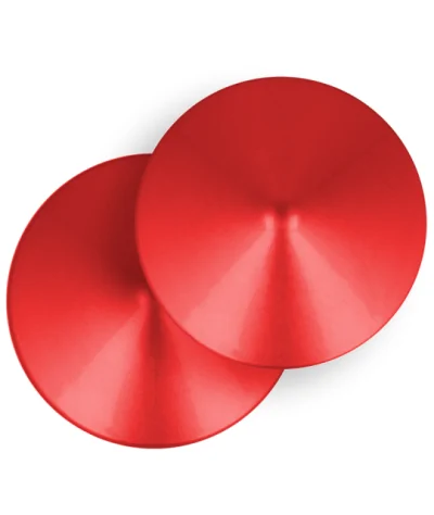 OHMAMA FETISH RED CIRCLE NIPPLE COVER
