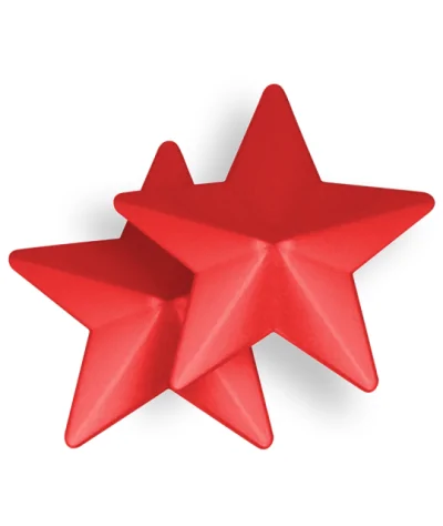 OHMAMA FETISH RED STAR NIPPLE COVER