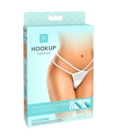 HOOK UP REMOTE BOW-TIE G-STRING ONE SIZE S-L