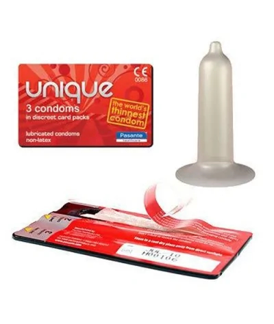Pasante Unique Latexfreie Kondome 3 Stück von...