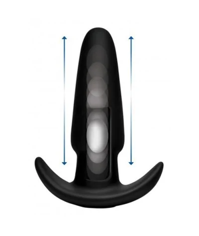 Thump-It Curved Buttplug aus Silikon - Medium von Thump It