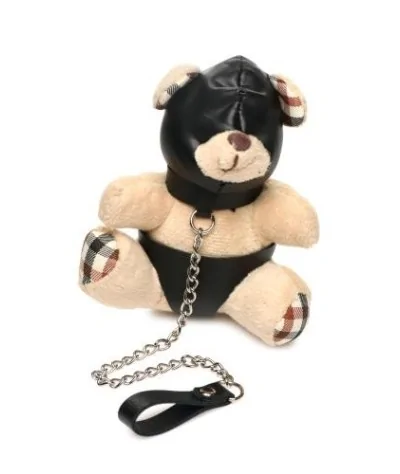Geknebelter Teddybär Schlüsselanhänger von...